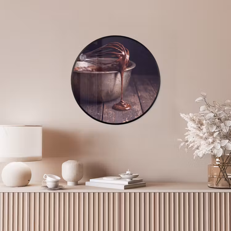 Ronde fotolijst - Chocolade - Beslag - Eten — 5