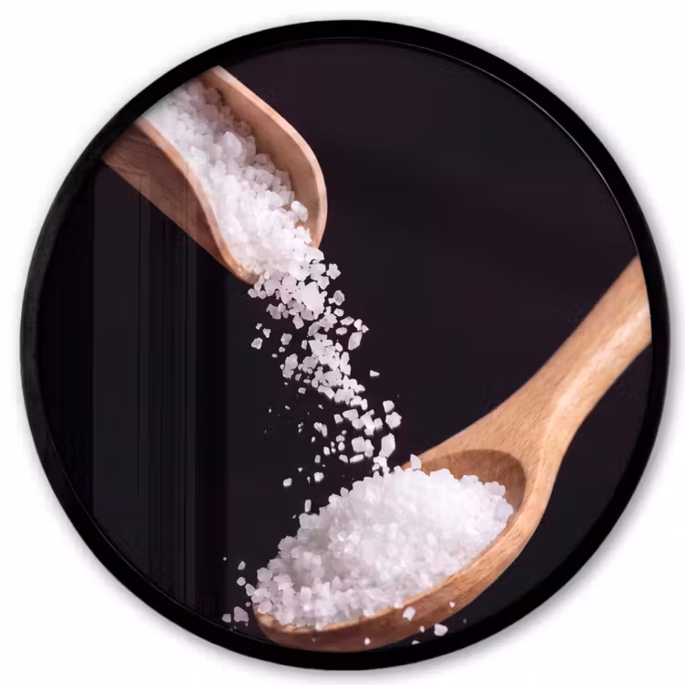 Ronde fotolijst - Eten - Zout - Hout — 1