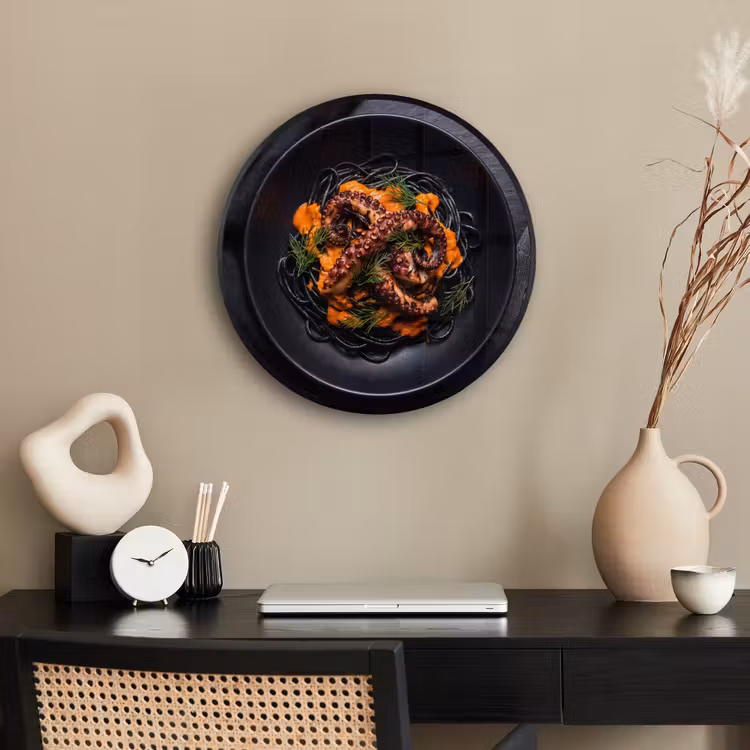 Ronde fotolijst - Eten - Octopus - Modern — 3
