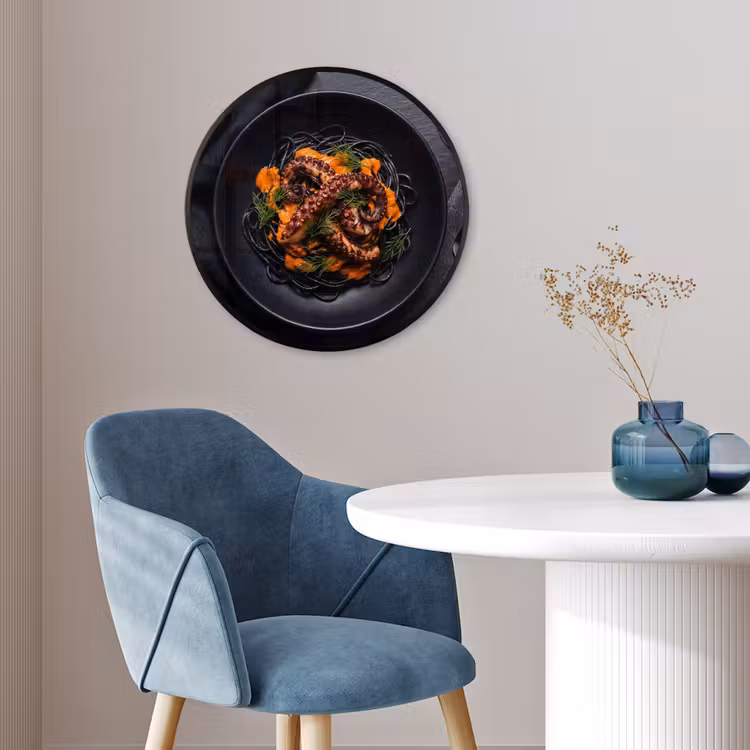 Ronde fotolijst - Eten - Octopus - Modern — 4