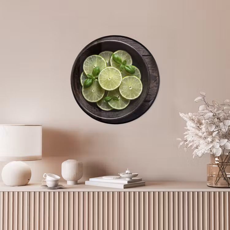 Ronde fotolijst - Fruit - Groen - Eten — 5