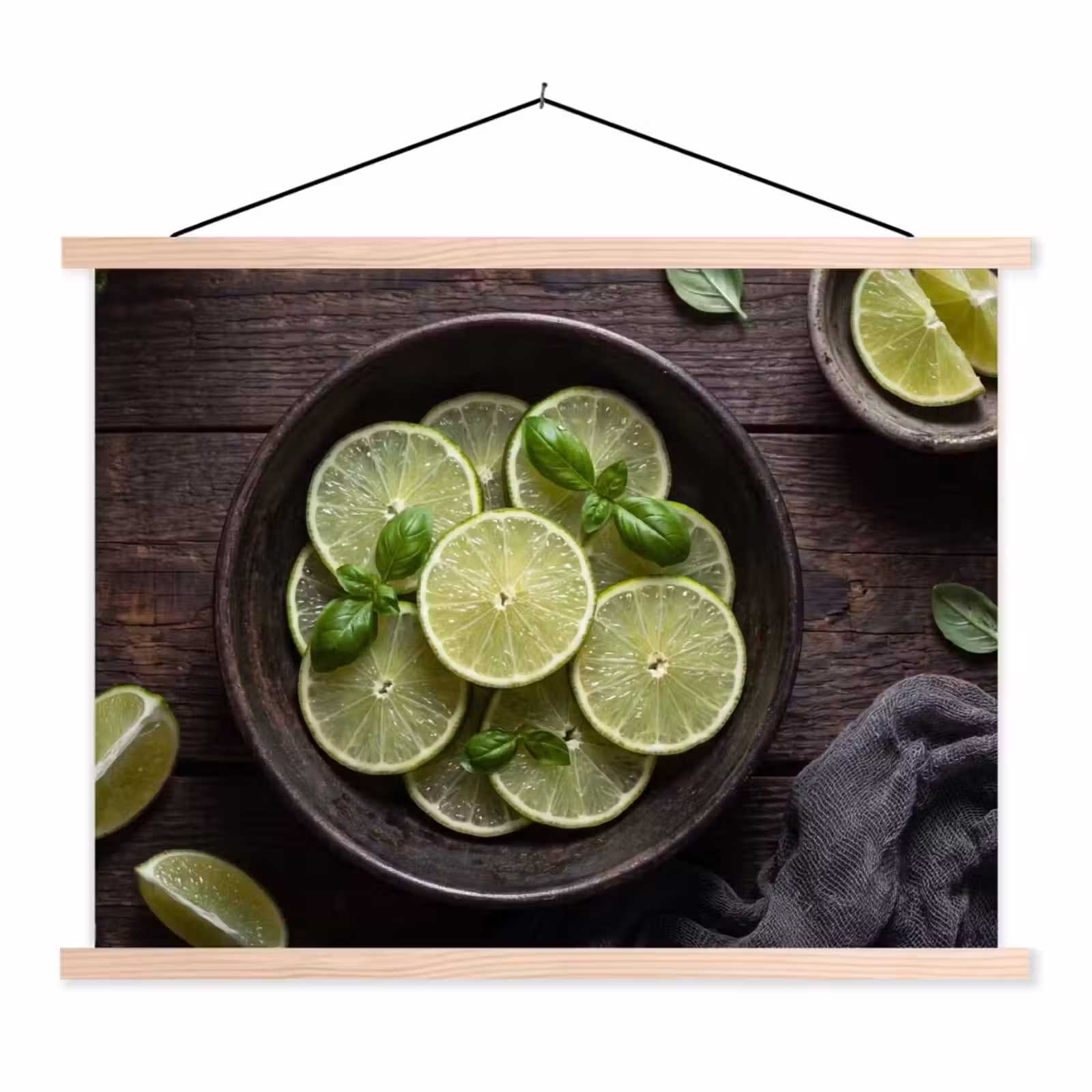Schoolplaat - Fruit - Groen - Eten — 1