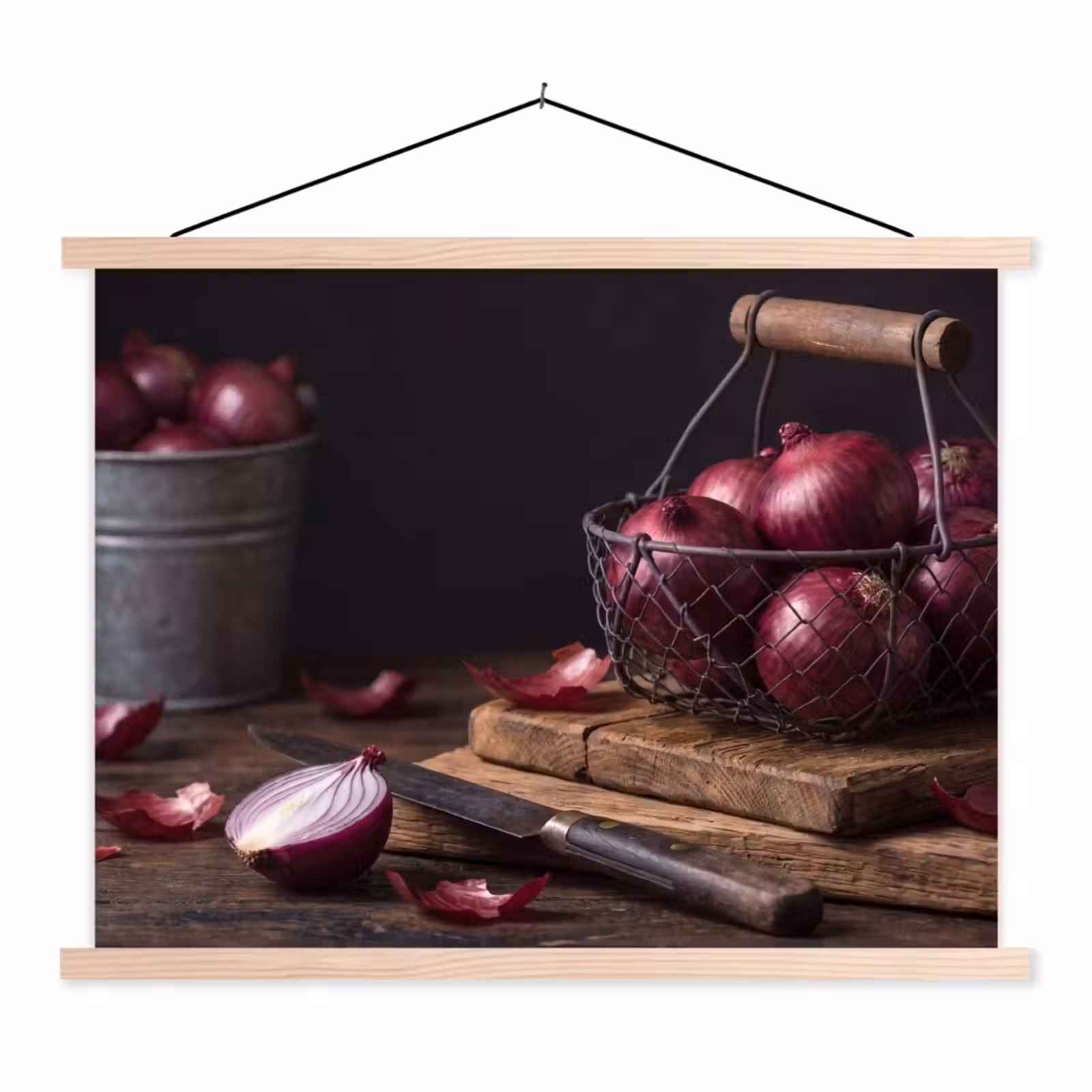 Schoolplaat - Ui - Eten - Rustiek — 1