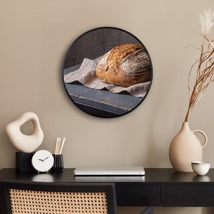 Ronde fotolijst - Brood - Rustiek - Eten — 3