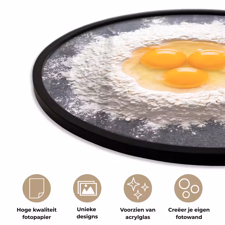Ronde fotolijst - Eten - Bakken - Keuken — 2