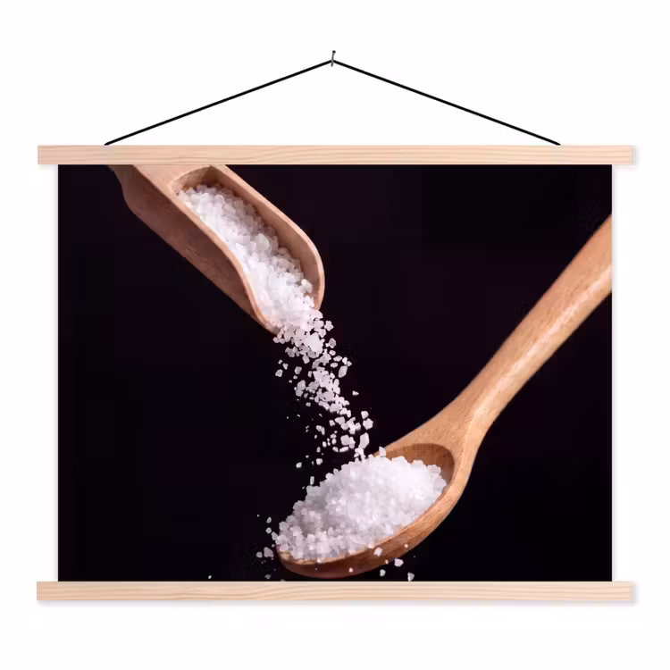 Schoolplaat - Eten - Zout - Hout — 1