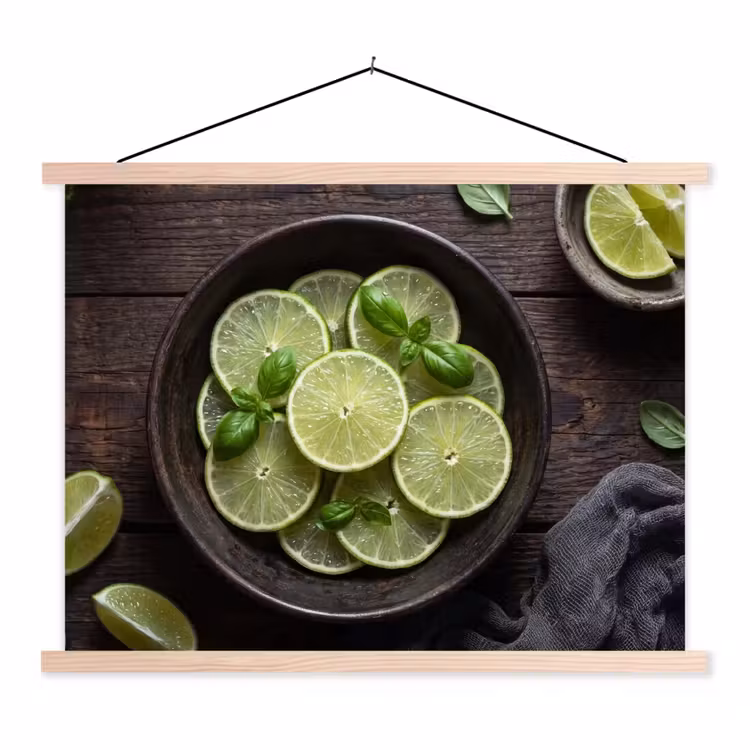Schoolplaat - Fruit - Groen - Eten — 1