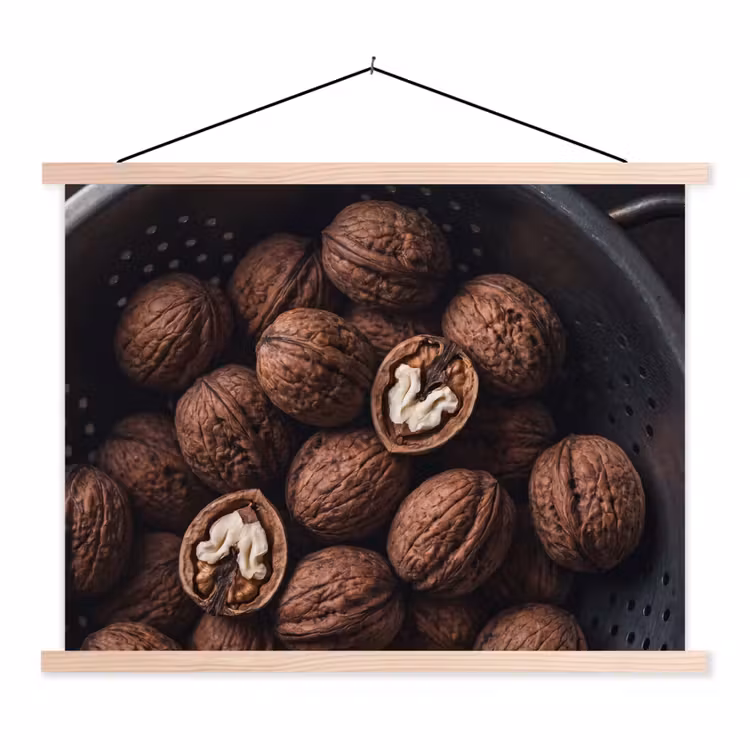 Schoolplaat - Walnoot - Eten - Donker — 1