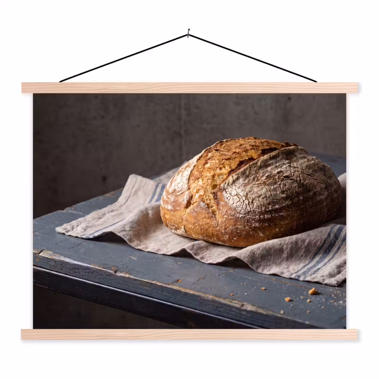 Schoolplaat - Brood - Rustiek - Eten — 1