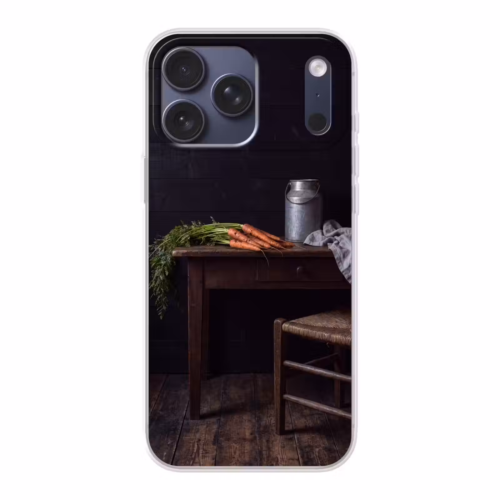 Telefoonhoesje Softcase - Groenten - Rustiek - Stilleven — 1