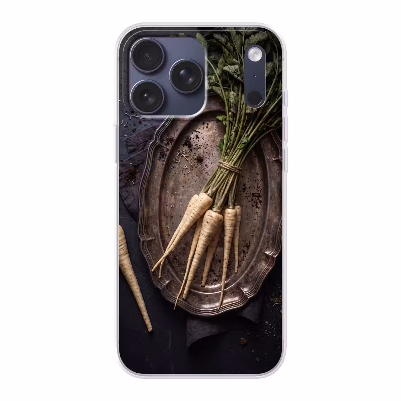 Telefoonhoesje Softcase - Groenten - Still-leven - Donker — 1