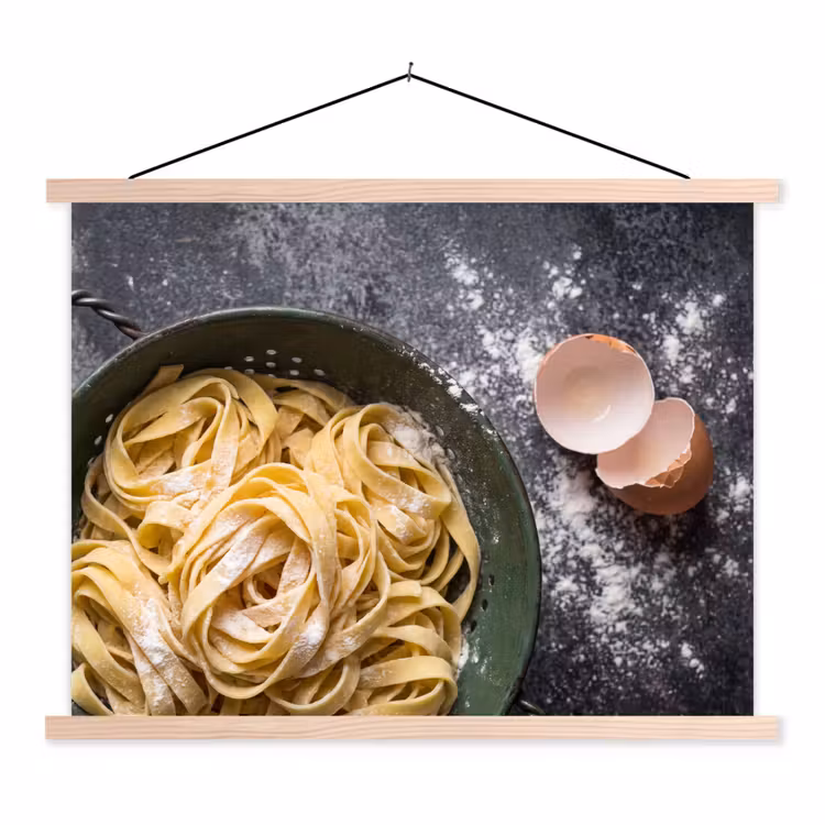 Schoolplaat - Pasta - Keuken - Eten — 1