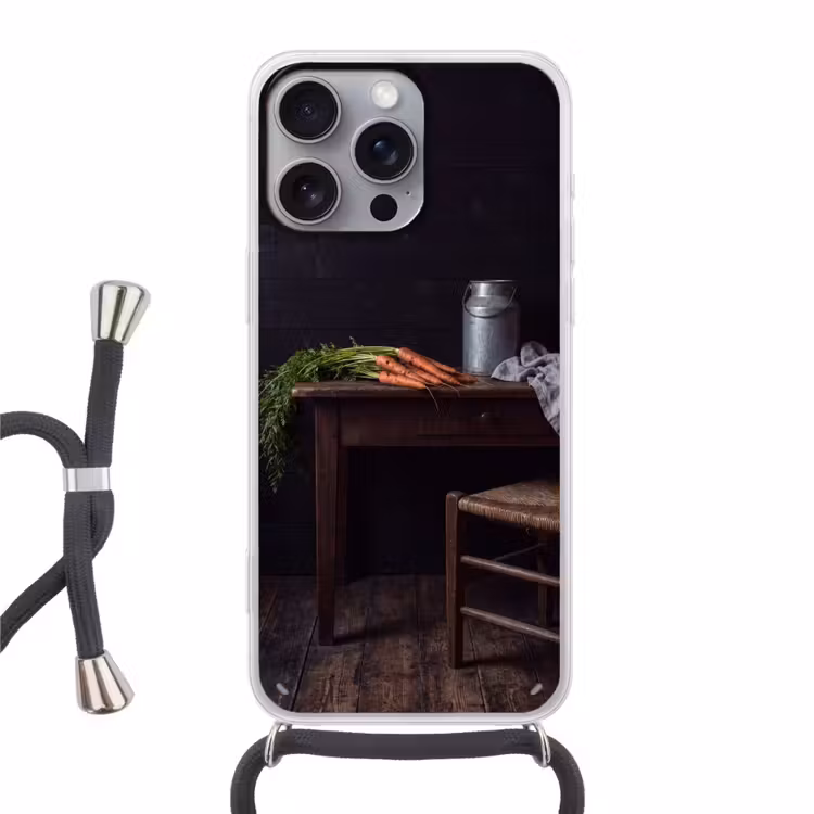 Telefoonhoesje met koord - Groenten - Rustiek - Stilleven — 1