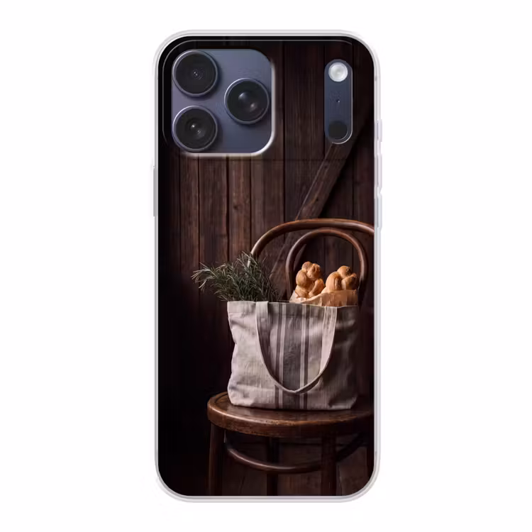 Telefoonhoesje Softcase - Brood - Kruiden - Eten — 1