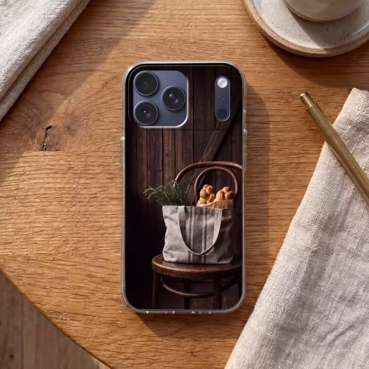 Telefoonhoesje Softcase - Brood - Kruiden - Eten — 2