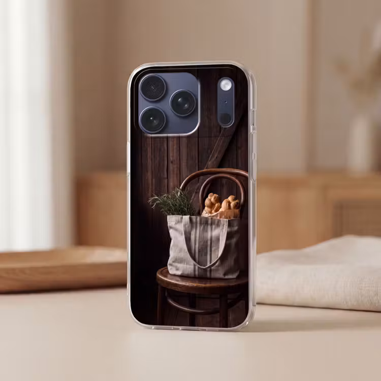 Telefoonhoesje Softcase - Brood - Kruiden - Eten — 3