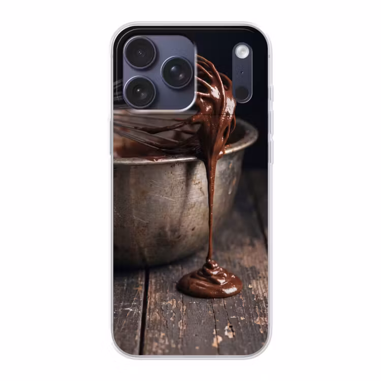 Telefoonhoesje Softcase - Chocolade - Beslag - Eten — 1