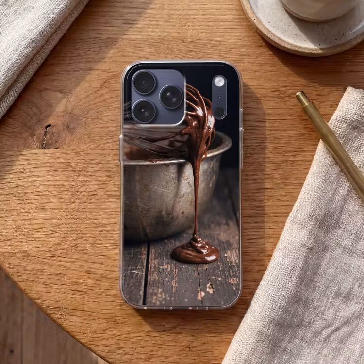 Telefoonhoesje Softcase - Chocolade - Beslag - Eten — 2