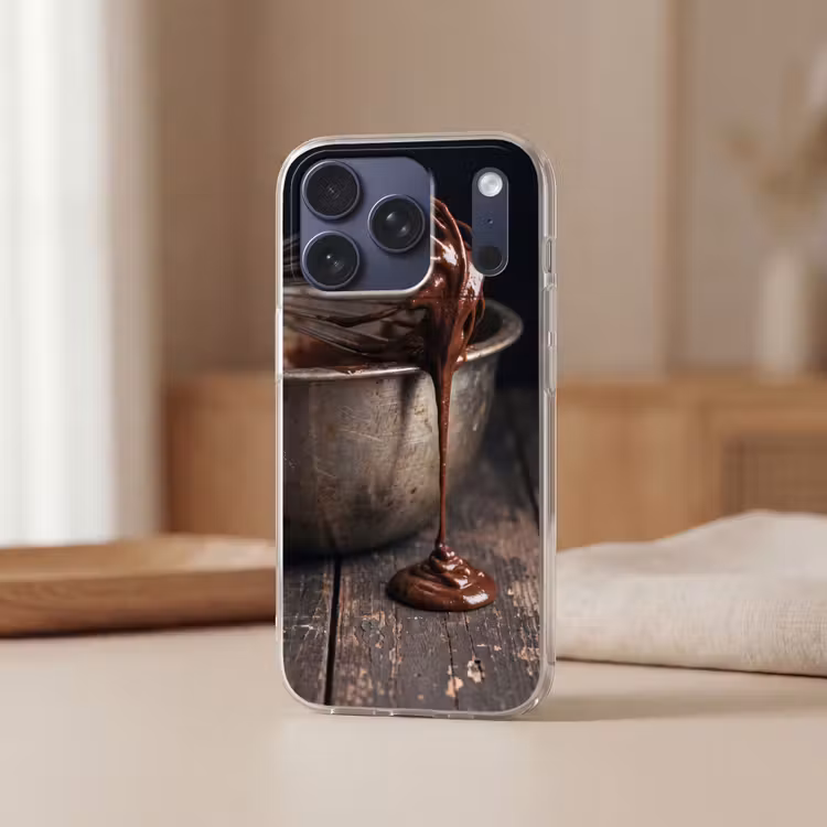 Telefoonhoesje Softcase - Chocolade - Beslag - Eten — 3