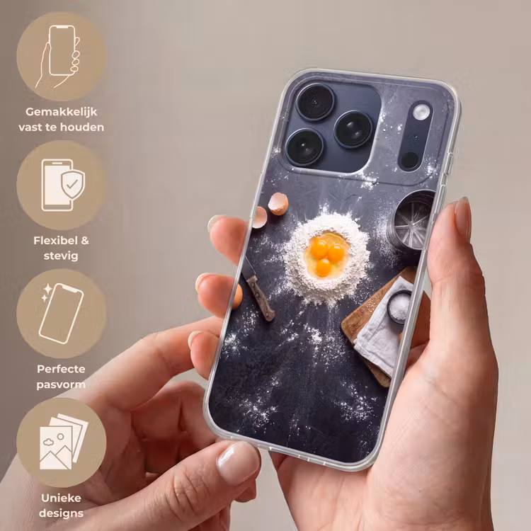 Telefoonhoesje Softcase - Eten - Bakken - Keuken — 4