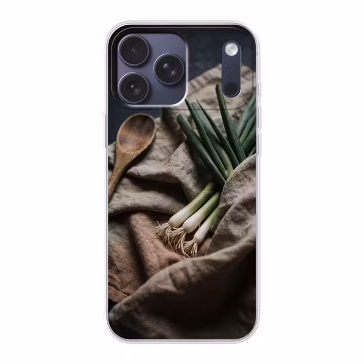Telefoonhoesje Softcase - Eten - Lepel - Rustiek — 1