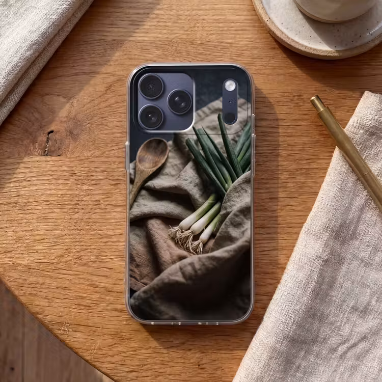 Telefoonhoesje Softcase - Eten - Lepel - Rustiek — 2