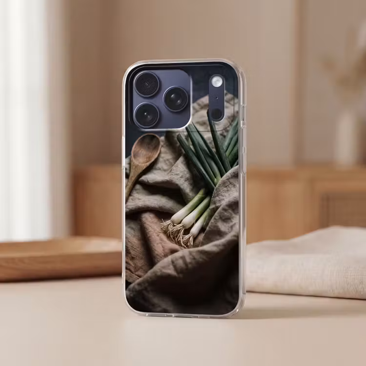 Telefoonhoesje Softcase - Eten - Lepel - Rustiek — 3