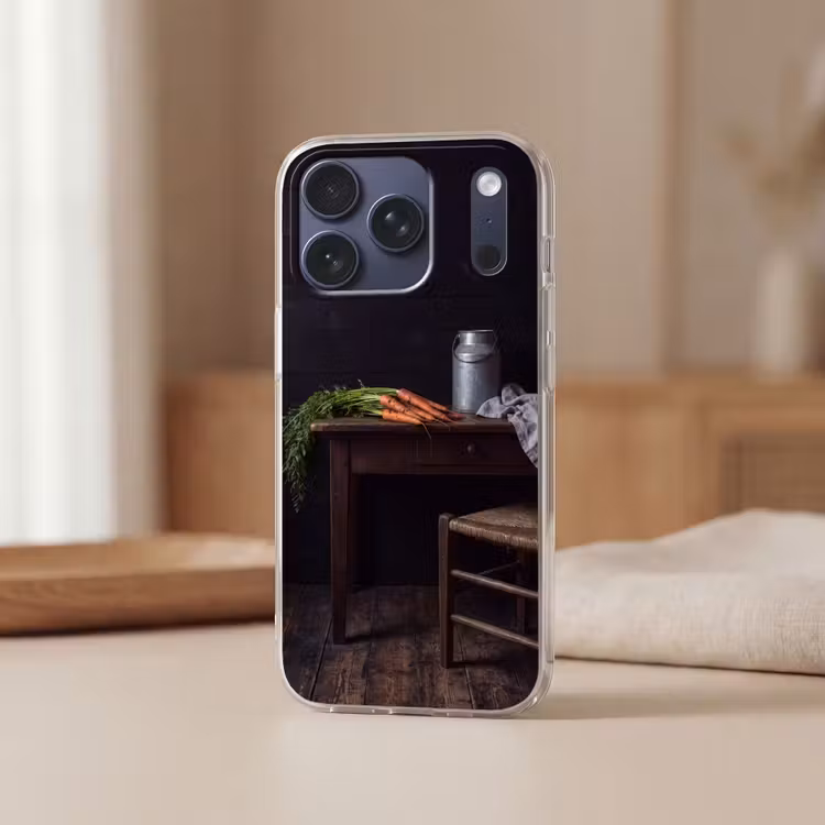Telefoonhoesje Softcase - Groenten - Rustiek - Stilleven — 3