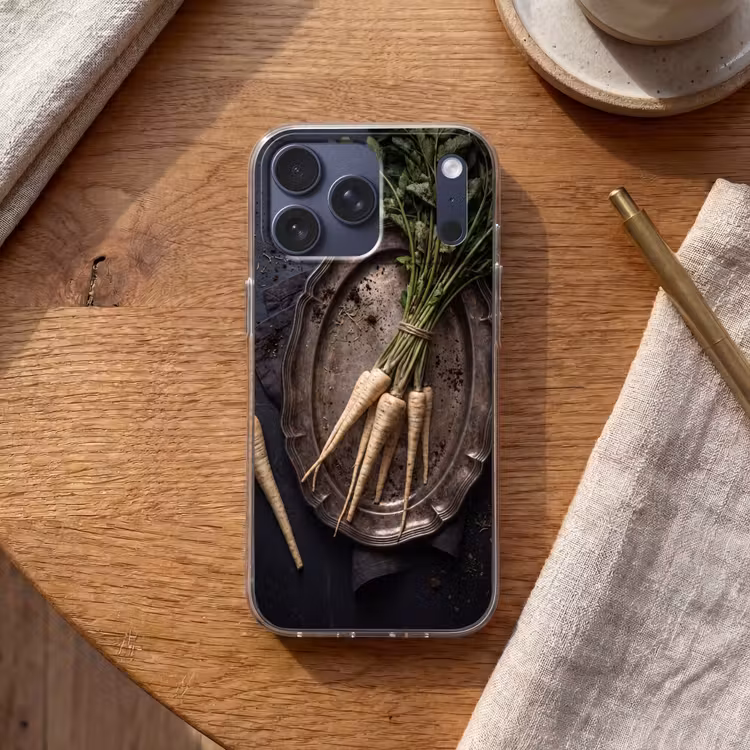 Telefoonhoesje Softcase - Groenten - Still-leven - Donker — 2