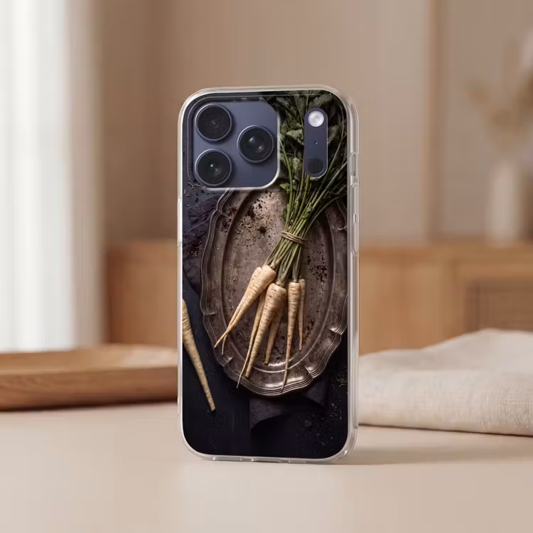 Telefoonhoesje Softcase - Groenten - Still-leven - Donker — 3