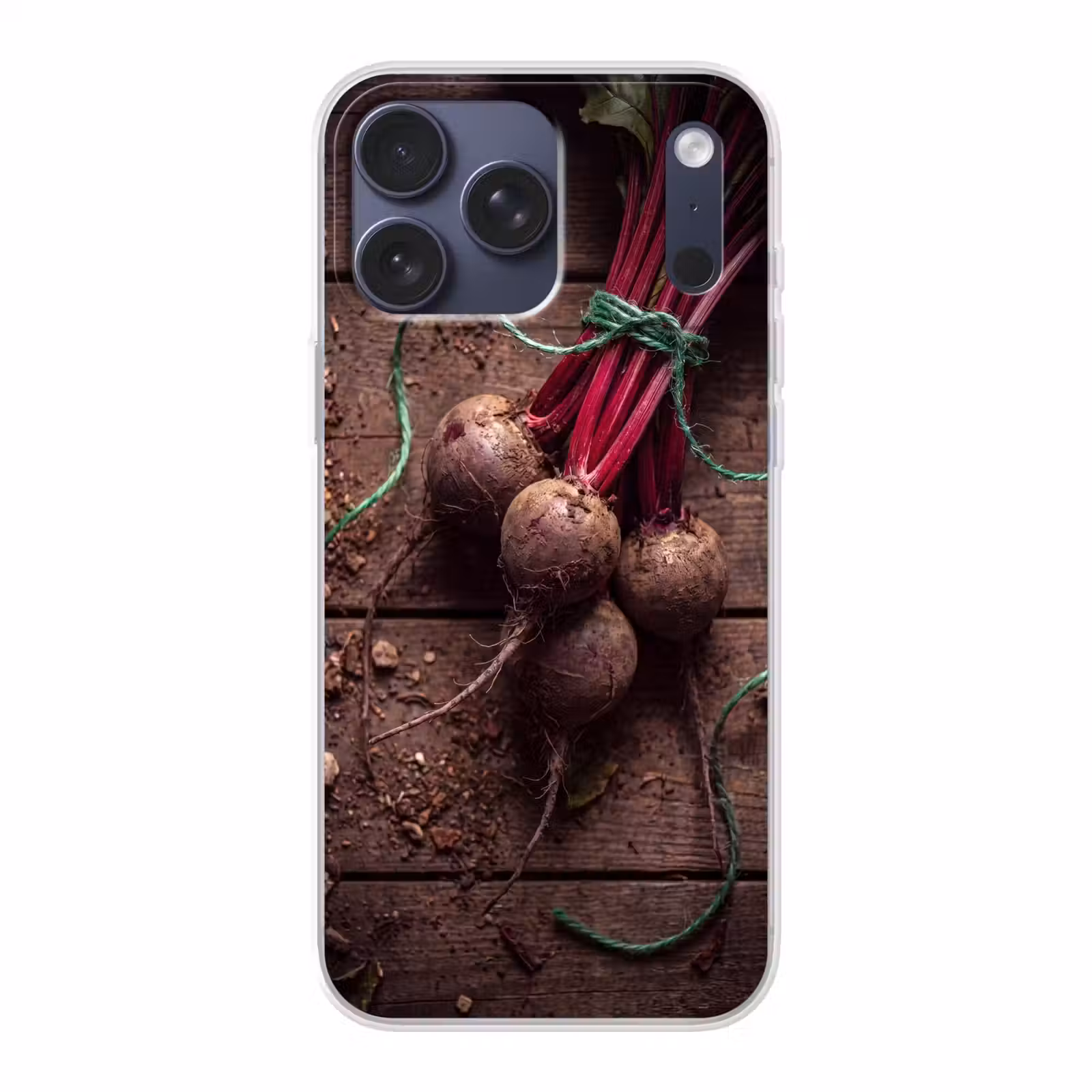 Telefoonhoesje Softcase - Groente - Bieten - Rustiek — 1