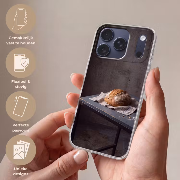 Telefoonhoesje Softcase - Brood - Rustiek - Eten — 4