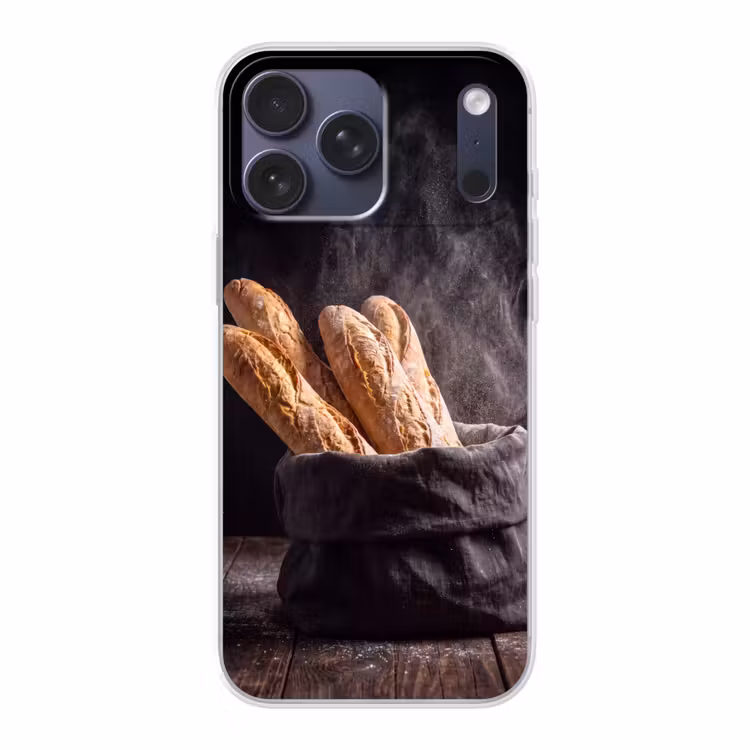 Telefoonhoesje Softcase - Brood - Zak - Eten — 1