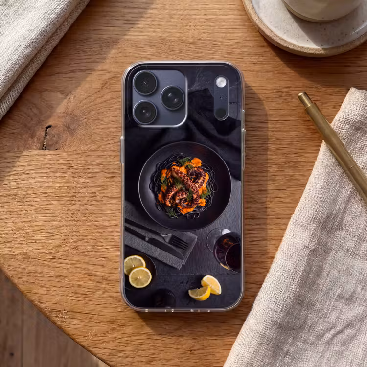 Telefoonhoesje Softcase - Eten - Octopus - Modern — 2