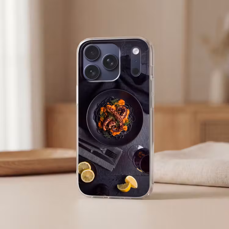 Telefoonhoesje Softcase - Eten - Octopus - Modern — 3