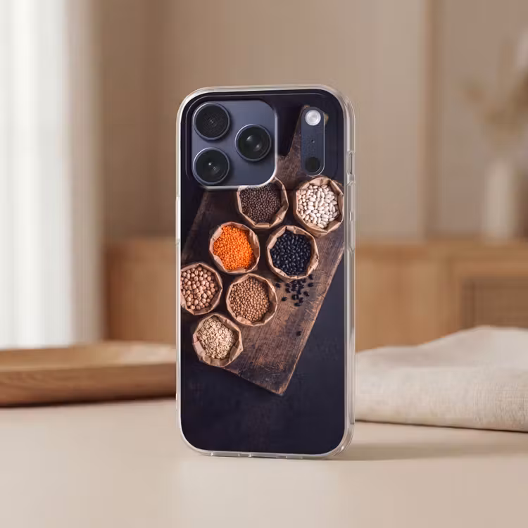 Telefoonhoesje Softcase - Eten - Zakjes - Voeding — 3