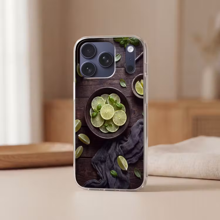 Telefoonhoesje Softcase - Fruit - Groen - Eten — 3