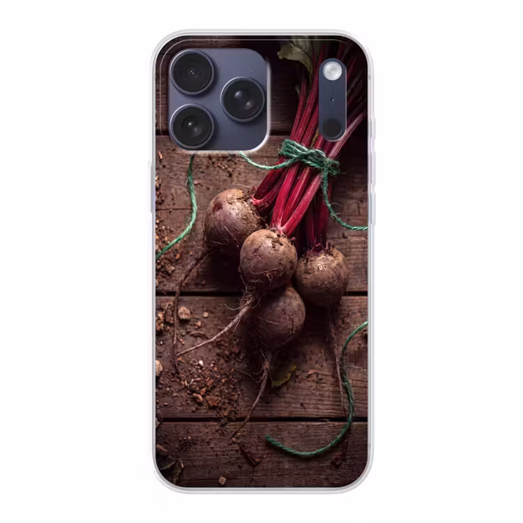 Telefoonhoesje Softcase - Groente - Bieten - Rustiek — 1