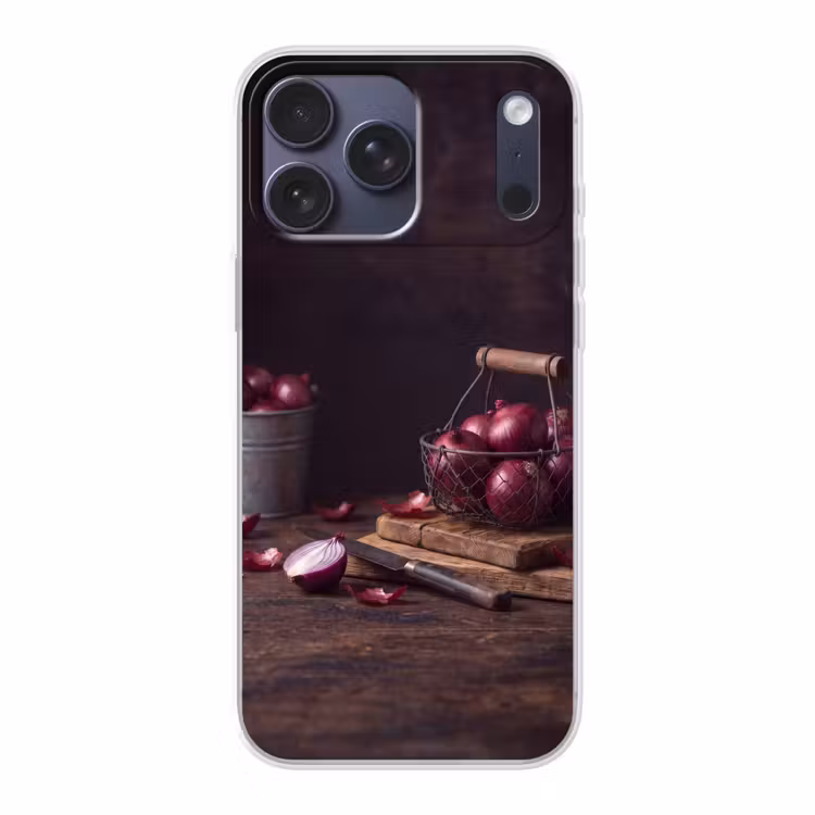 Telefoonhoesje Softcase - Ui - Eten - Rustiek — 1