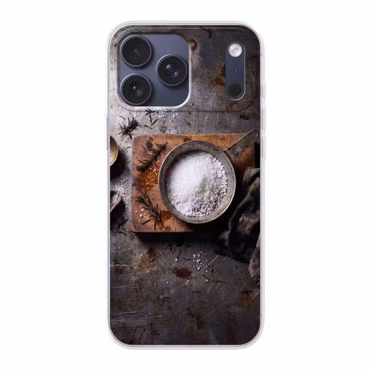 Telefoonhoesje Softcase - Zout - Keuken - Rustiek — 1