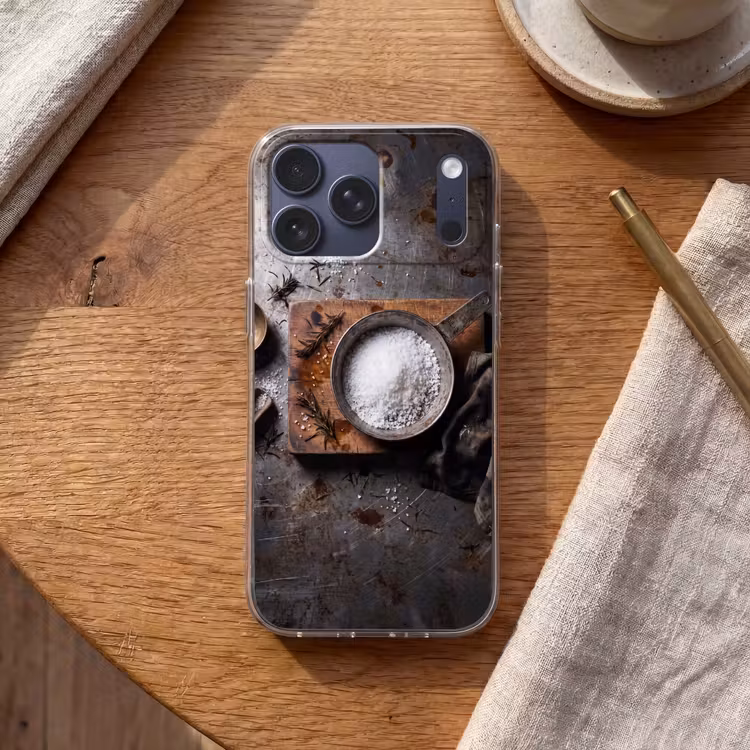Telefoonhoesje Softcase - Zout - Keuken - Rustiek — 2