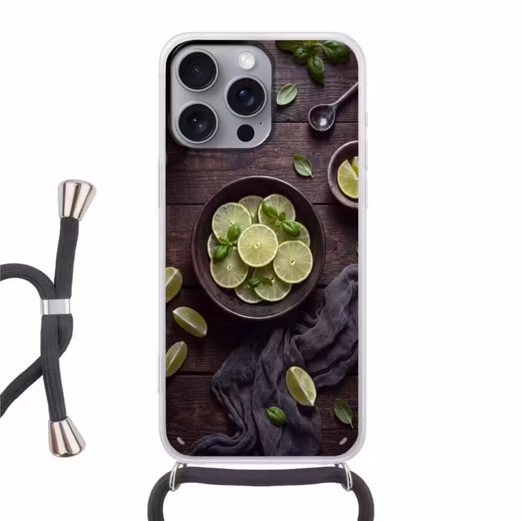 Telefoonhoesje met koord - Fruit - Groen - Eten — 1