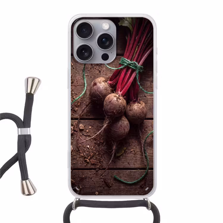 Telefoonhoesje met koord - Groente - Bieten - Rustiek — 1