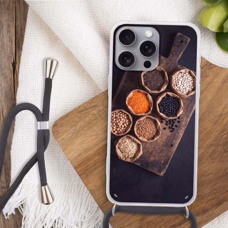 Telefoonhoesje met koord - Eten - Zakjes - Voeding — 3