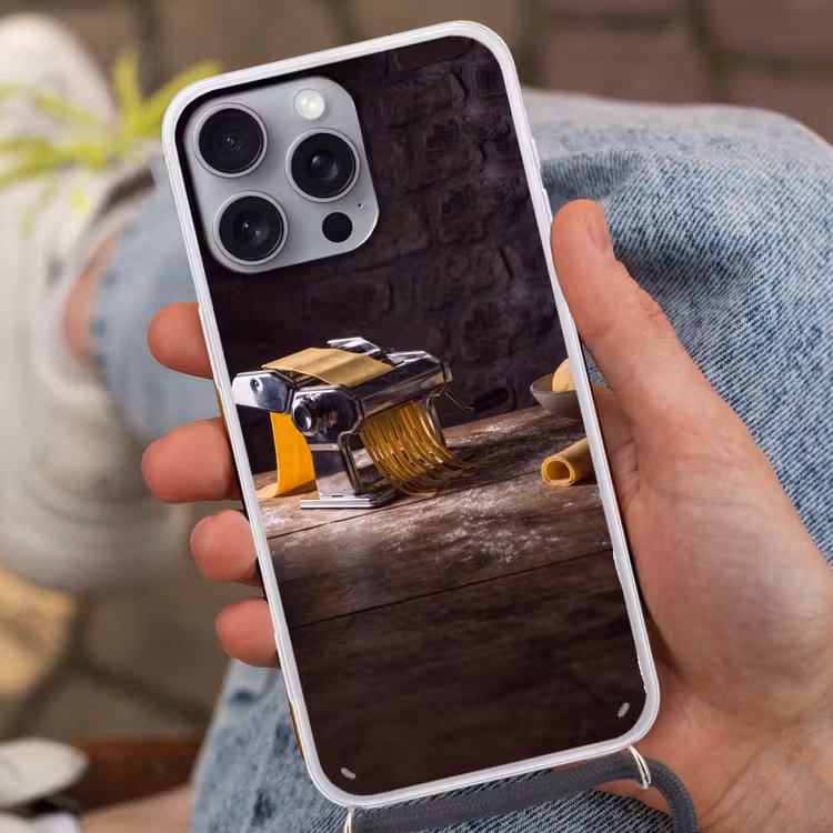 Telefoonhoesje met koord - Pasta - Vers - Koken — 2