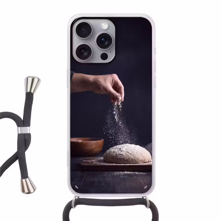 Telefoonhoesje met koord - Deeg - Hand - Bakken — 1