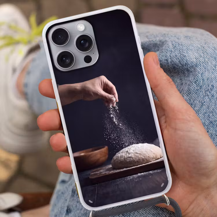 Telefoonhoesje met koord - Deeg - Hand - Bakken — 2