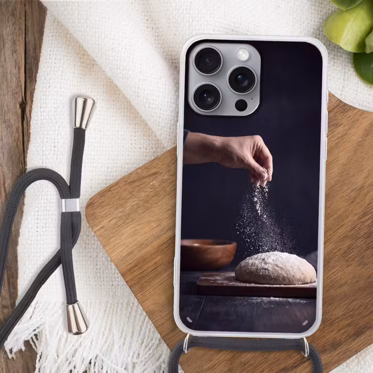 Telefoonhoesje met koord - Deeg - Hand - Bakken — 3