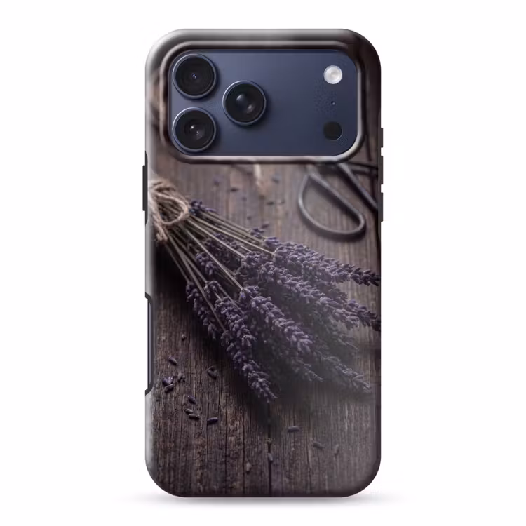 Telefoonhoesje Toughcase - Bloemen - Rustiek - Paars — 1