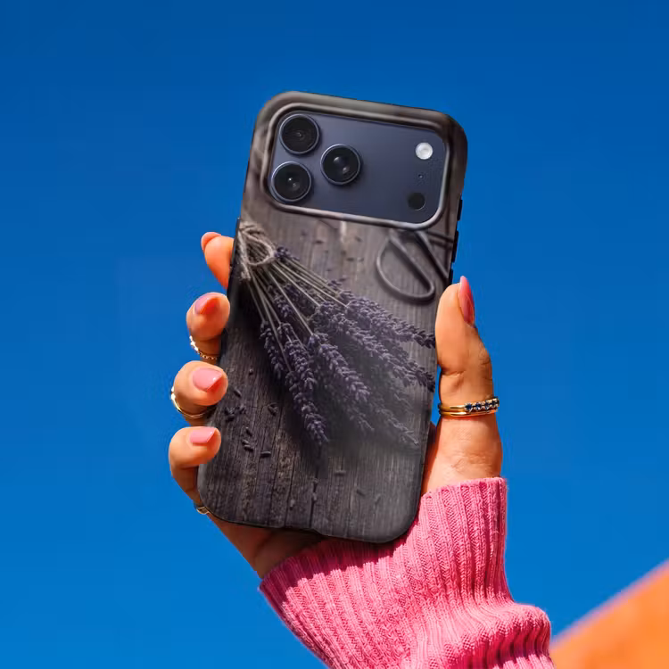 Telefoonhoesje Toughcase - Bloemen - Rustiek - Paars — 2